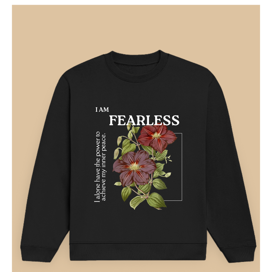 FEARLESS BLOOM - Premium Sweatshirt by Trilora