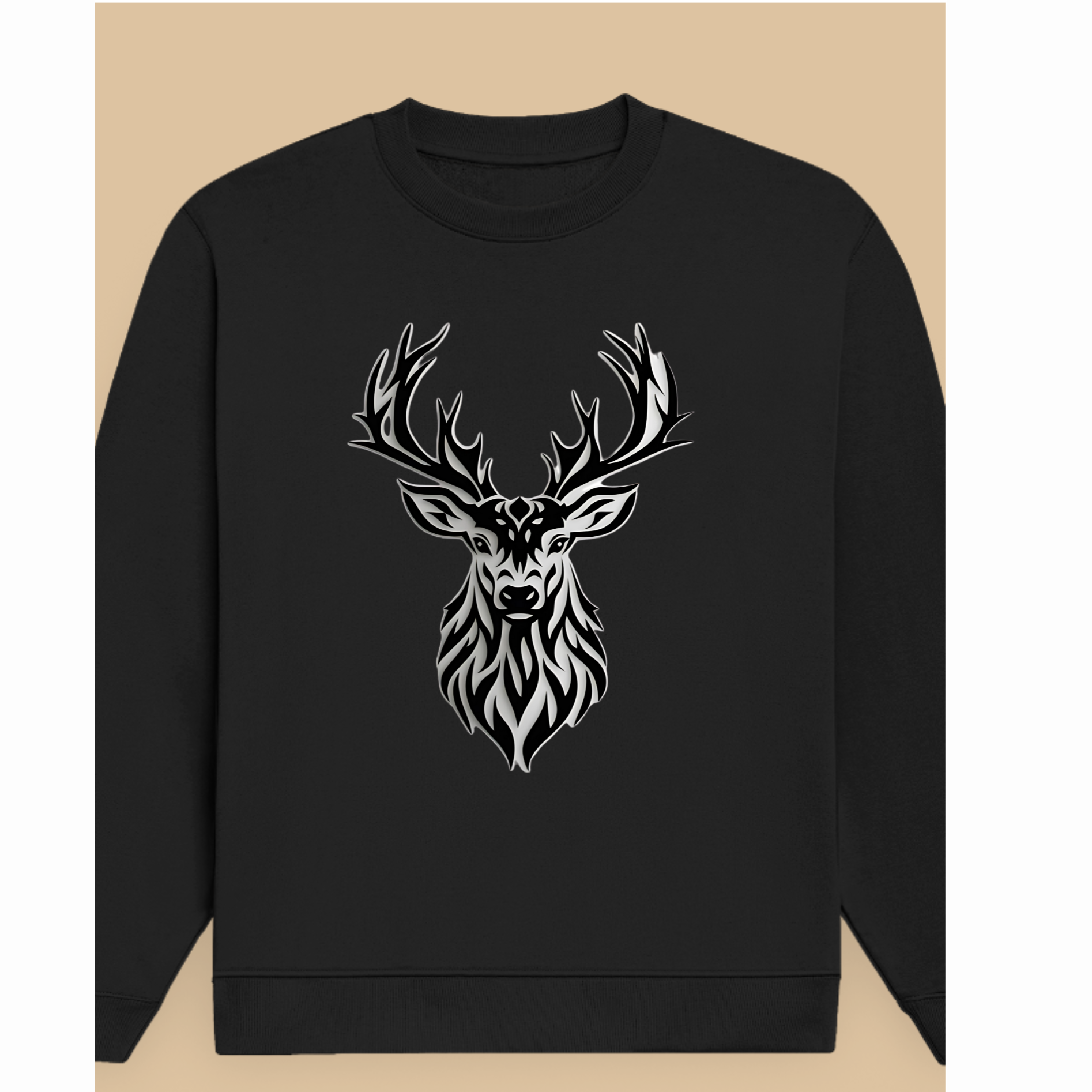 "Tribal Stag Majesty" Unisex Sweatshirt