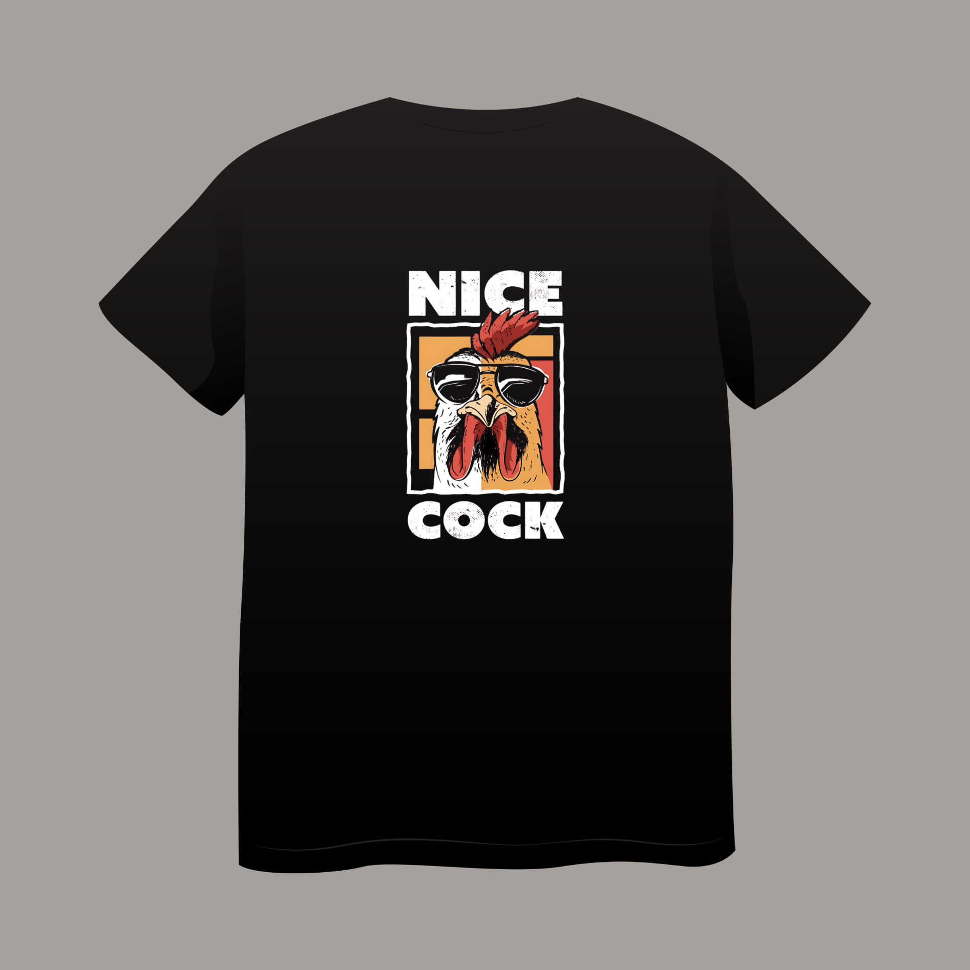 "Nice Cock - Savage Rooster Oversized T-shirt