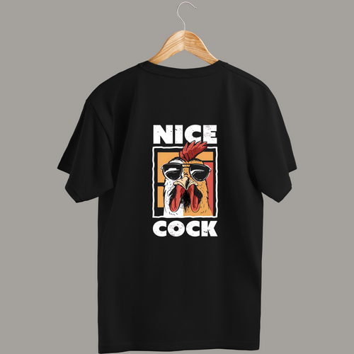"Nice Cock - Savage Rooster Oversized T-shirt