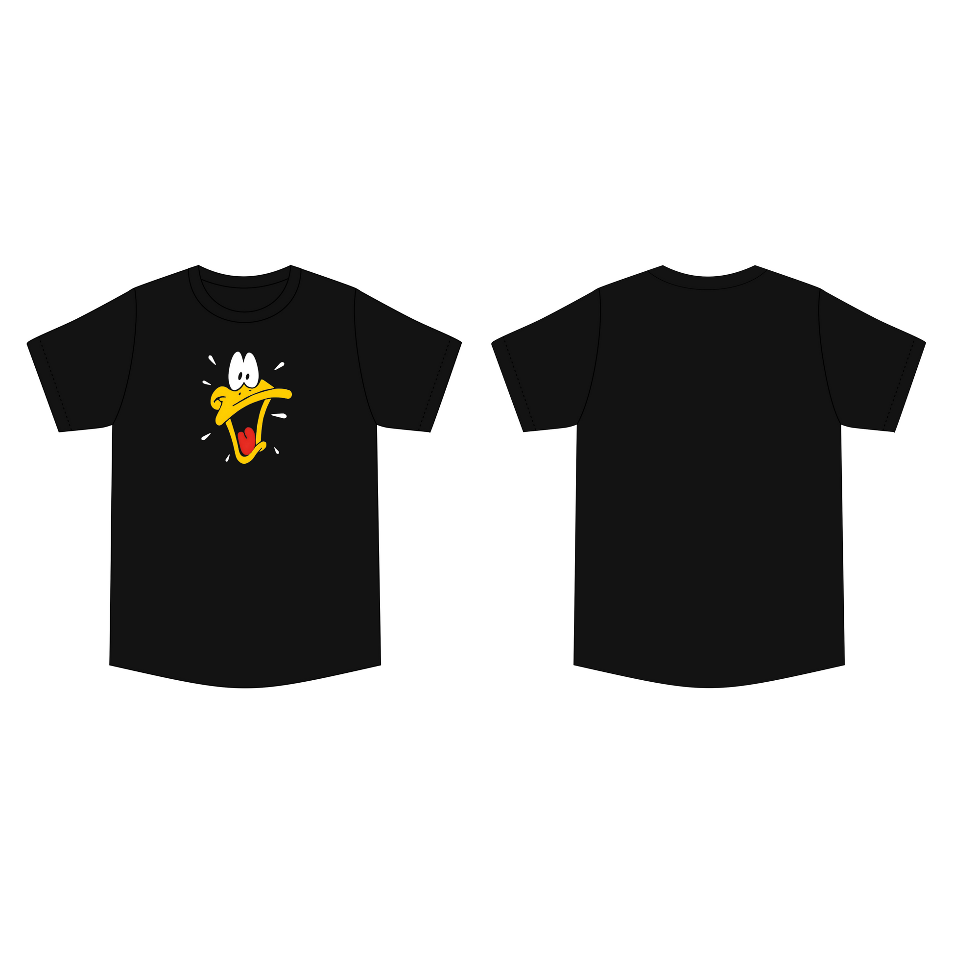 "Duck Face Surprise - Black Edition"T-shirt