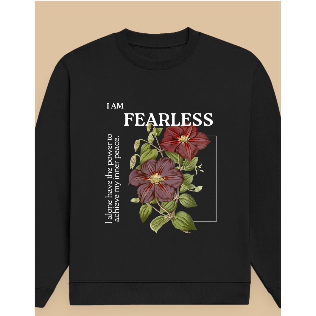 FEARLESS BLOOM - Premium Sweatshirt by Trilora